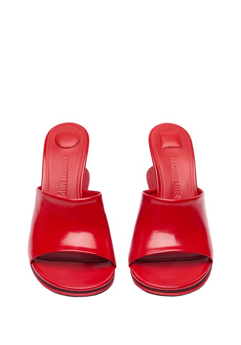 Red Les Doubles Mules Sandals JACQUEMUS | 243FO160-4036470