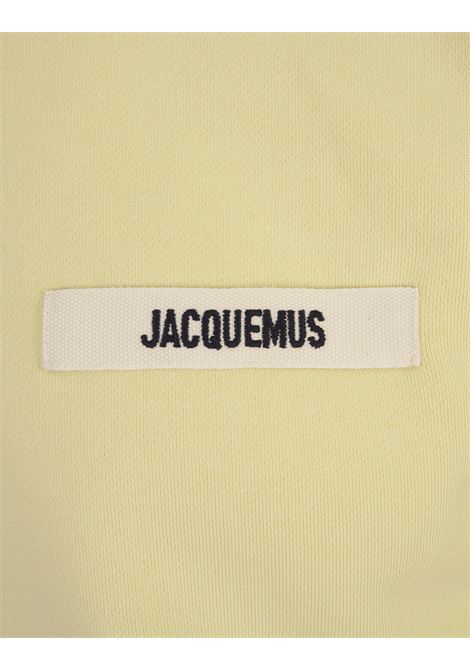 Le Hoodie Gros Grain Giallo Chiaro JACQUEMUS | 245JS247-2036212