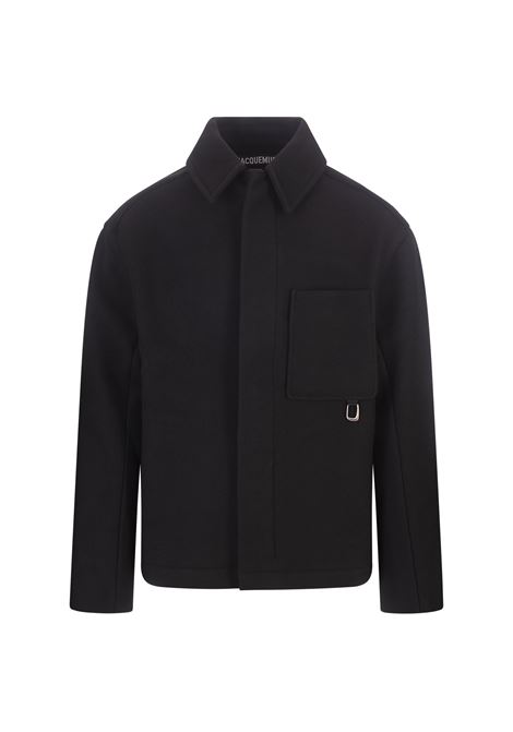 Cappotto Le Manteau Court Nero JACQUEMUS | 246CO039-1614990