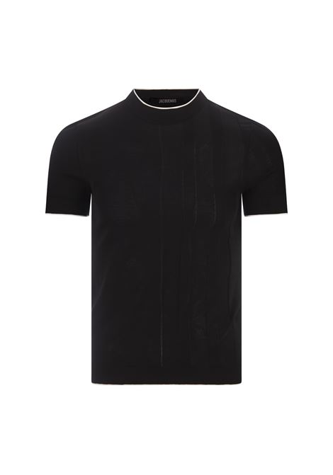 Le T-Shirt Tricot Nera JACQUEMUS | 246KN240-2065990