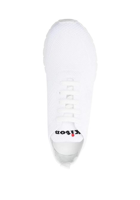 White ''FIT'' Running Sneakers KITON | DSSFITSN0080901