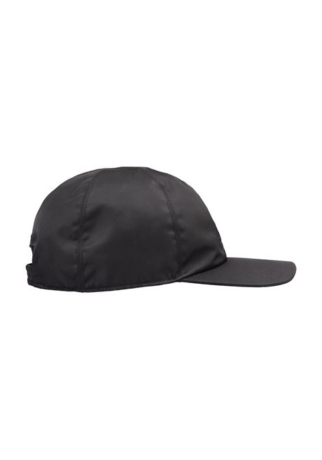 Black Nylon Baseball Hat With Logo KITON | UCAPP68K0729F01/007