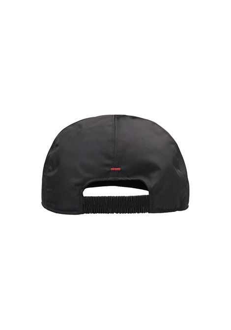 Black Nylon Baseball Hat With Logo KITON | UCAPP68K0729F01/007