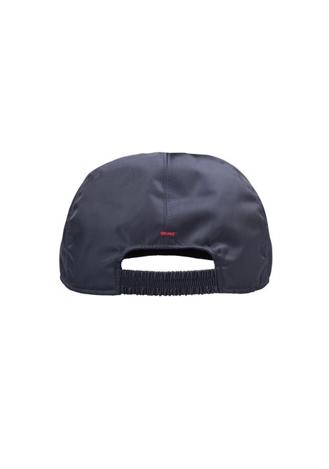 Blue Nylon Baseball Hat With Logo KITON | UCAPP68K0729F02/009