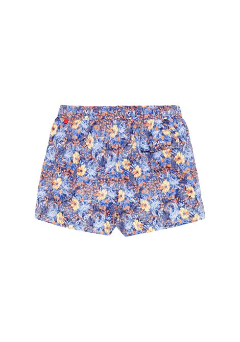 Multicoloured Floral Swim Shorts KITON | UCOM2CK0748F56/001