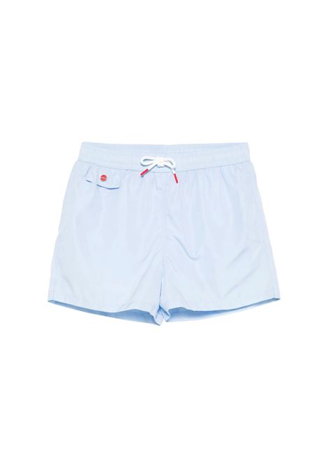 Light Blue Swim Shorts KITON | UCOM2CK0750F10/000