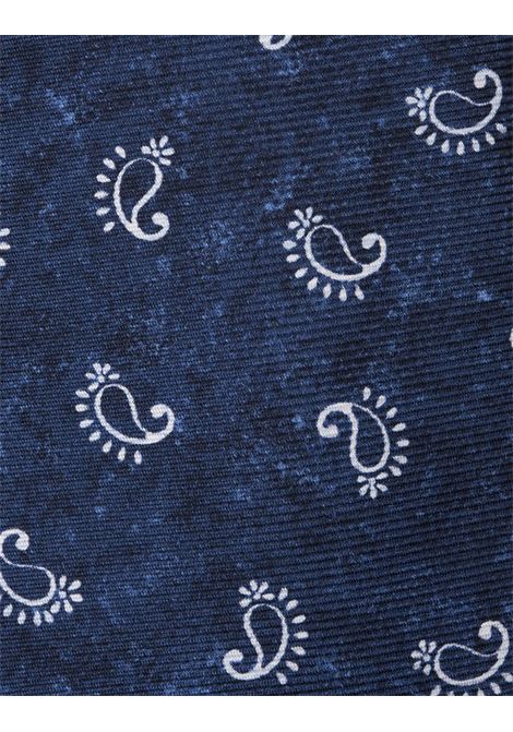 Cravatta Blu Scuro Con Pattern Paisley KITON | UCRVKRC03L7001/000