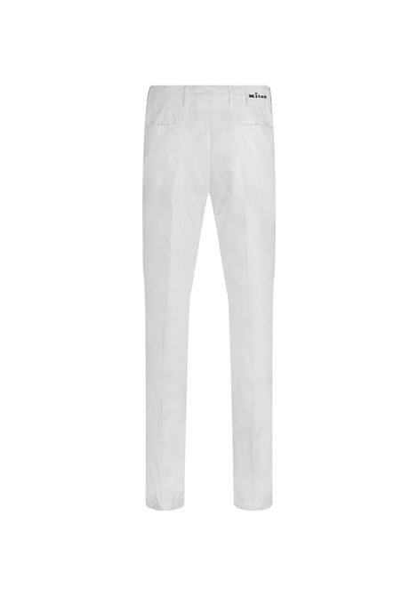 Pantaloni Affusolati In Cotone Stretch Bianco KITON | UFPP79K0600F14/008