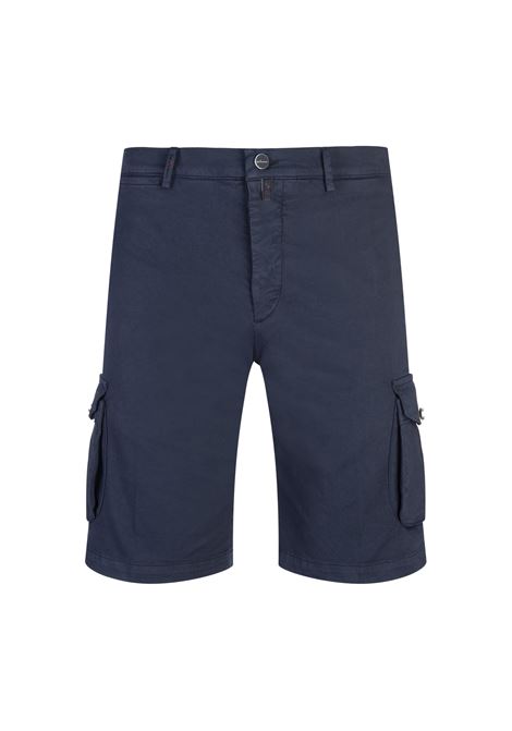 Bermuda Cargo Blu Navy KITON | Pantaloni | UFPPBK0601F19/000