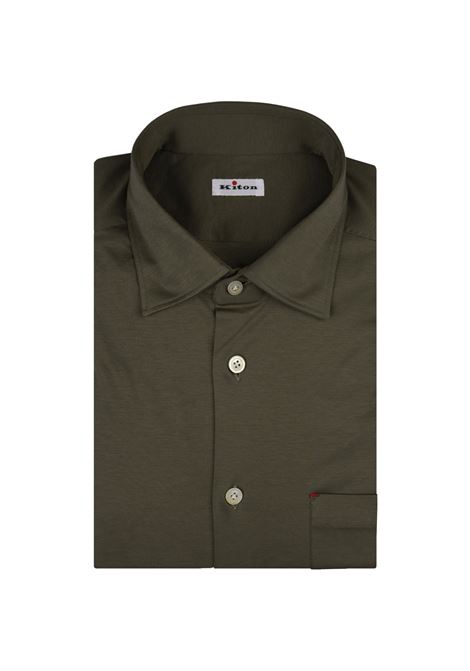 Camicia Nerano Verde KITON | Camicie | UMCNERH0920008/001