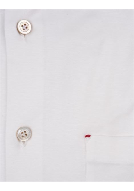 Camicia Nerano In Jersey Bianco KITON | UMCNERK06R4912/04J