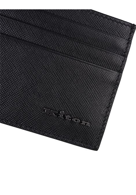 Portacarte Nero Con Logo KITON | UPEA010N0122808/009