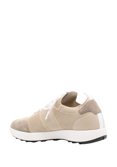 Sneakers Stringate In Mesh Beige KITON | USSA031N0121715/00B