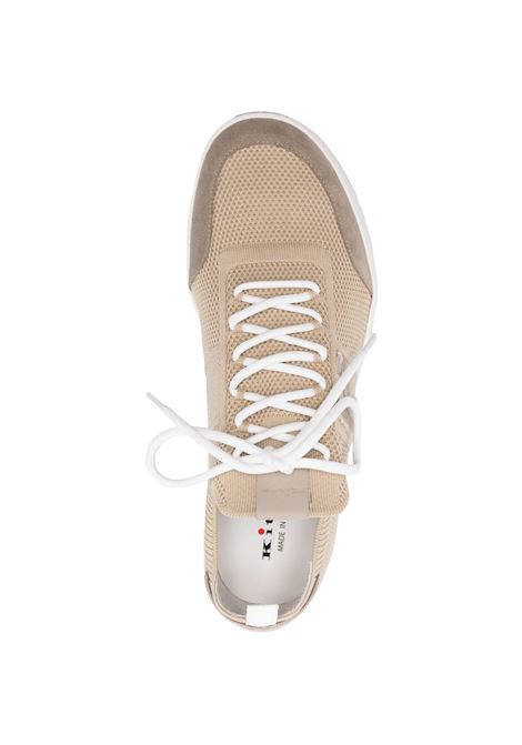 Sneakers Stringate In Mesh Beige KITON | USSA031N0121715/00B