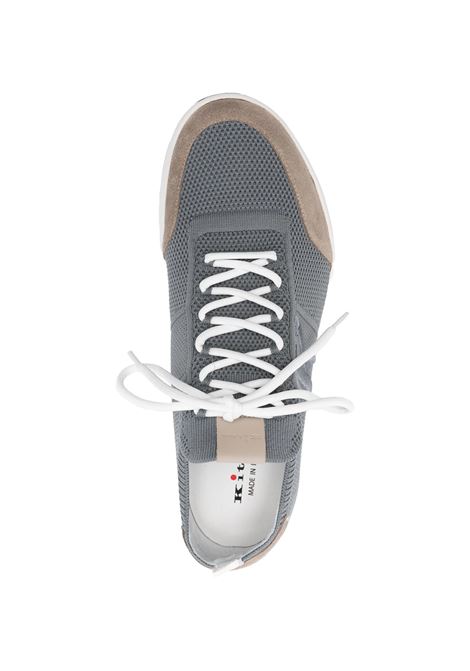 Sneakers Stringate In Mesh Grigio KITON | USSA031N0121716/003