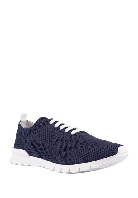 Navy Blue Knitted Running FIT Sneakers KITON | USSFITSN0080902/0ED