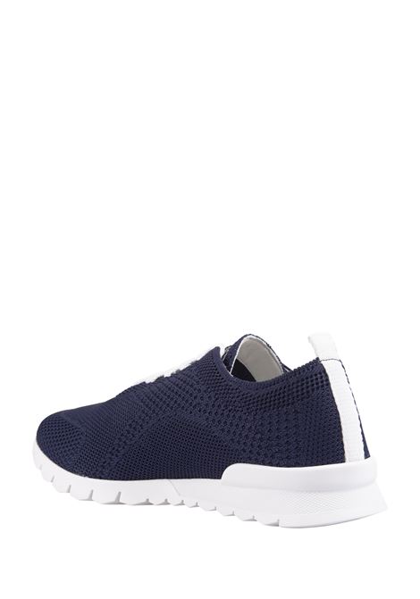 Navy Blue Knitted Running FIT Sneakers KITON | USSFITSN0080902/0ED