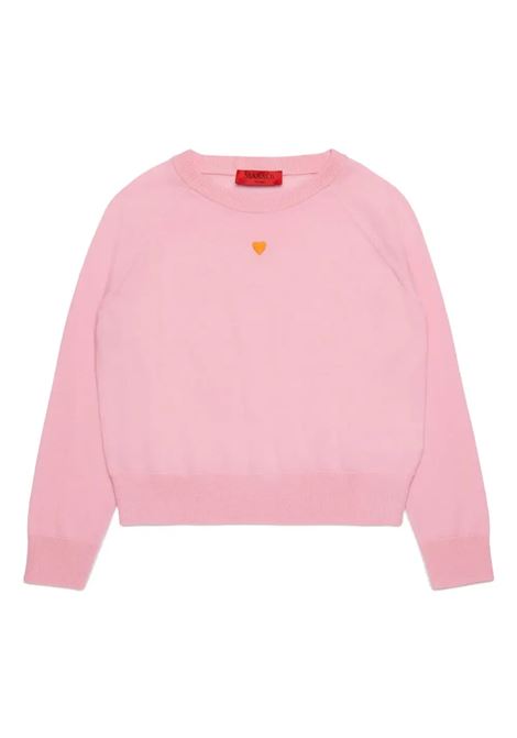 Pullover In Lana Rosa Con Cuore MAX&CO. KIDS | Maglieria | MX0003-MX004MX305