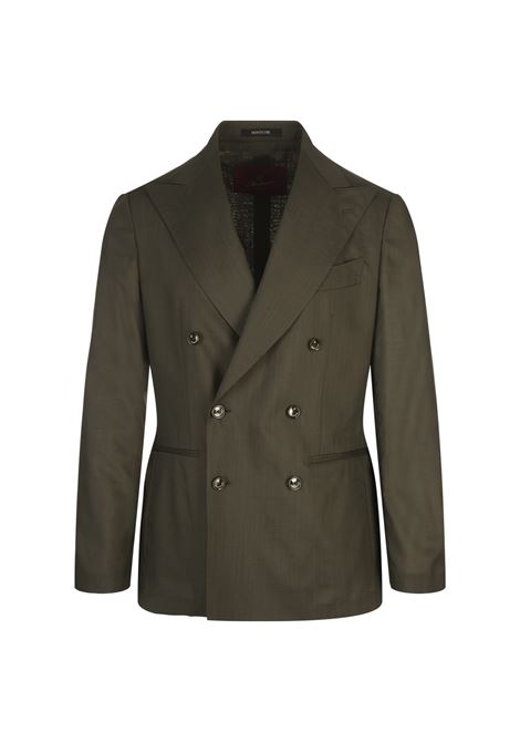 Blazer Doppiopetto In Lana Vergine Verde MONTECORE | S08MUG877-30538