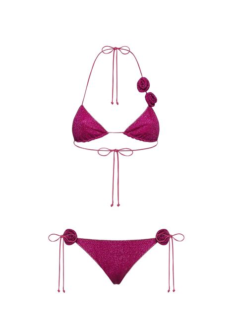 Microkini Roses In Lurex Fucsia OSEREE | FTS249-LUREXFUXIA