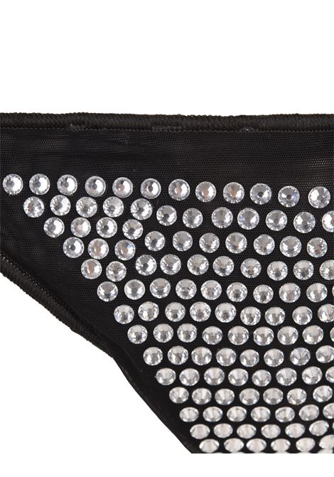 Bikini Crystal Nero OSEREE | GTS250-MESHBLACK