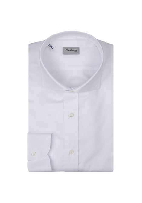 Camicia Classica In Cotone Bianco SARTORIO | SCCSH441101