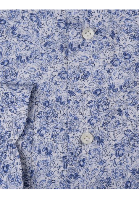 Camicia In Cotone Stampato Blu SARTORIO | SCCSH447102